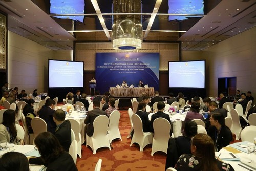 Celebran segunda Conferencia del Foro de Seguridad Regional de Asean sobre despliegue de Unclos - ảnh 1