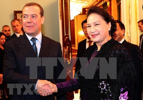 Prensa rusa cubre la visita de la presidenta del Parlamento de Vietnam - ảnh 1
