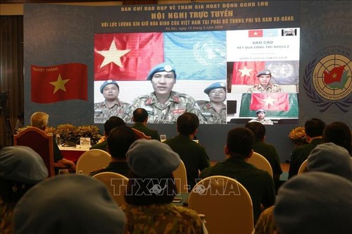 Garantizar la seguridad de fuerzas vietnamitas participantes en misiones de paz de la ONU es prioridad en medio del Covid-19 - ảnh 1