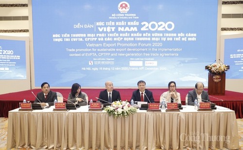 Exportaciones de Vietnam alcanzarán los 267 mil millones de dólares en 2020 - ảnh 1