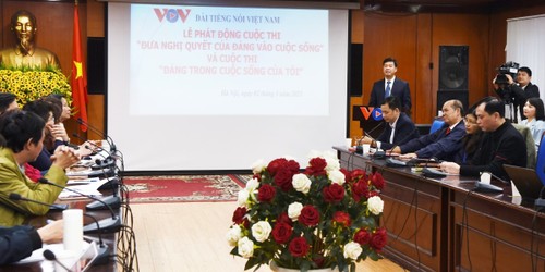 VOV lanza concurso radiofónico sobre la presencia del Partido Comunista en el día a día de la sociedad - ảnh 1