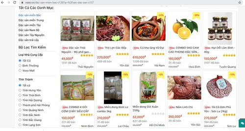 Apoyan el comercio digital de productos agrícolas vietnamitas  - ảnh 1