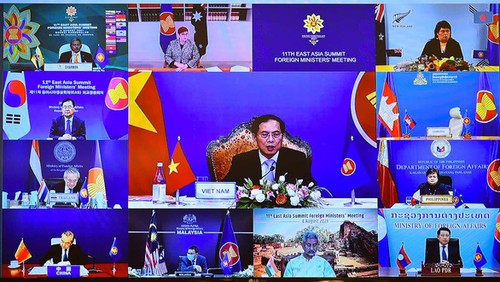 Vietnam participa en la reunión virtual de ministros de Relaciones Exteriores de la Cumbre de Asia Oriental - ảnh 1