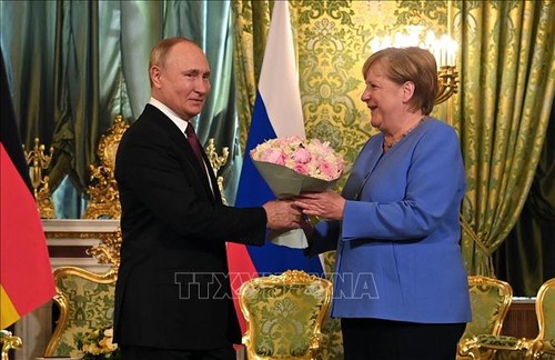 Canciller alemana y presidente ruso se reúnen en Moscú - ảnh 1
