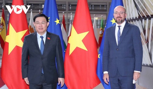 Presidente del Parlamento de Vietnam inicia su visita a Bélgica - ảnh 1
