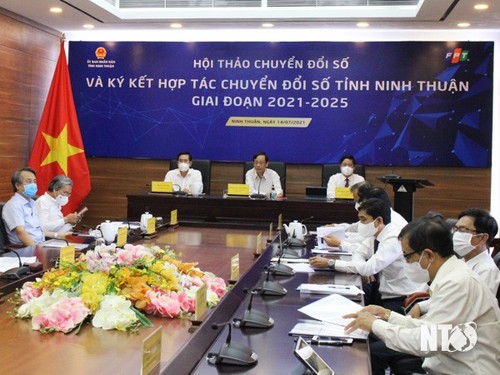 Ninh Thuan se esfuerza en la transformación digital   - ảnh 1