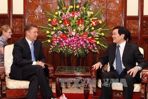 Dirigentes vietnamitas y rusos promueven mayor cooperación petrolera - ảnh 1