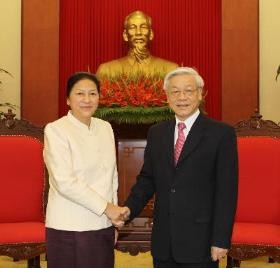 Dirigentes de Vietnam y Laos acuerdan revitalizar relaciones bilaterales   - ảnh 1