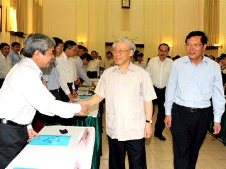 Líder del Partido vietnamita urge a formar una filosofía educativa   - ảnh 1