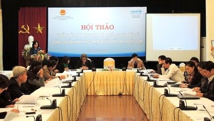 Vietnam centra atención en los derechos infantiles en el sistema jurídico - ảnh 1