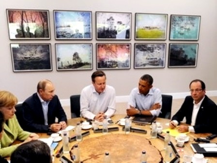 La Cumbre del G8 concluye sin grandes avances sobre el tema de Siria - ảnh 1