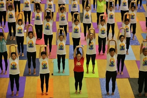 “Yoga for a healthy life” introduced to Hanoians  - ảnh 1