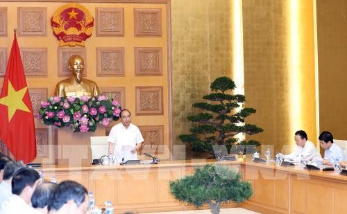 PM chairs meeting on landslide settlement  - ảnh 1