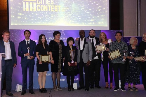 베트남 AIC그룹, 스마트 도시 세계 대회에서 우수상 수상 - ảnh 1