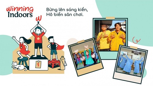 코로나19 방역 : “Winning Indoors” 캠페인을 통해 아동들의 창의력 장려 - ảnh 1