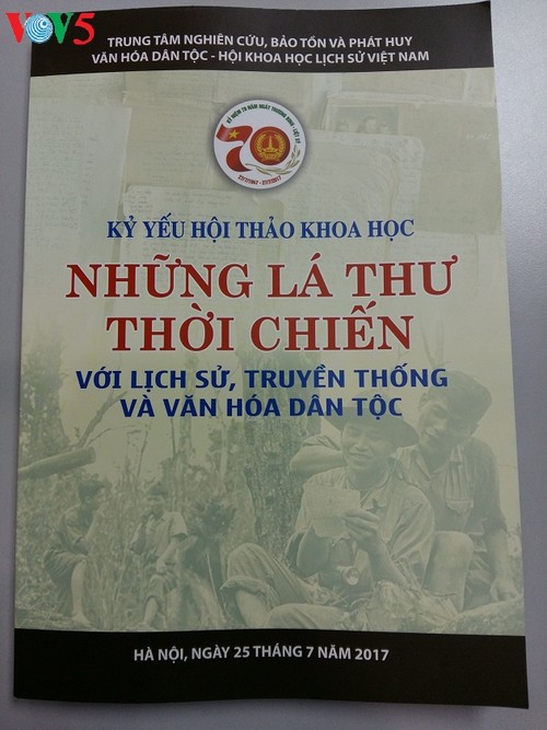 «Lettres de la guerre du Vietnam» ou l’aspiration à la paix des Vietnamiens - ảnh 2