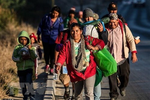 Donald Trump menace de fermer totalement sa frontière avec le Mexique pour éviter les flux de migrants - ảnh 1