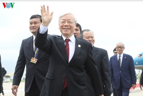 La presse cambodgienne souligne la visite du plus haut dirigeant vietnamien - ảnh 1
