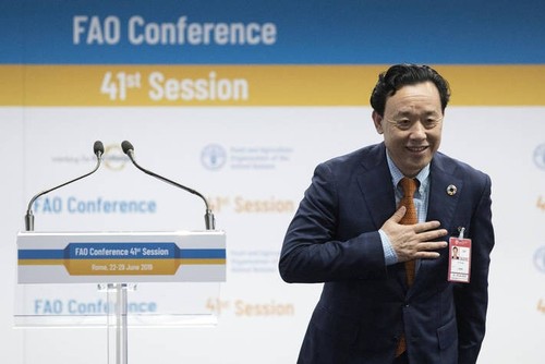 Le Chinois Qu Dongyu élu à la tête de la FAO - ảnh 1
