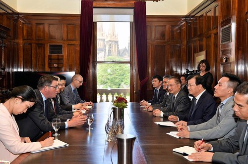 Le vice-Premier ministre Trinh Dinh Dung rencontre les entreprises australiennes - ảnh 1