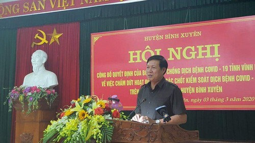 Fin du confinement imposé à la commune de Son Lôi (Vinh Phuc) - ảnh 1