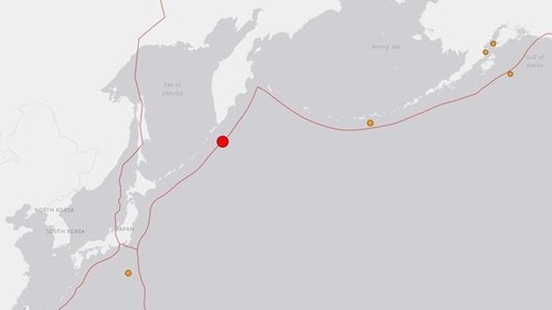 Risque de tsunami au large des îles Kouriles après un séisme de magnitude 7,5  - ảnh 1