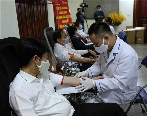 Covid-19: Collecte de sang par l’Union des agriculteurs vietnamiens  - ảnh 1