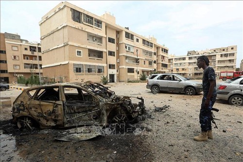 Les Européens lancent un appel au cessez-le-feu en Libye - ảnh 1