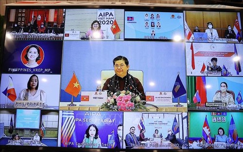 AIPA-41 : visioconférence des femmes parlementaires  - ảnh 1