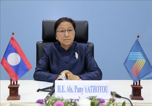 La présidente de l’Assemblée nationale laotienne apprécie l’organisation de l’AIPA-41 - ảnh 1