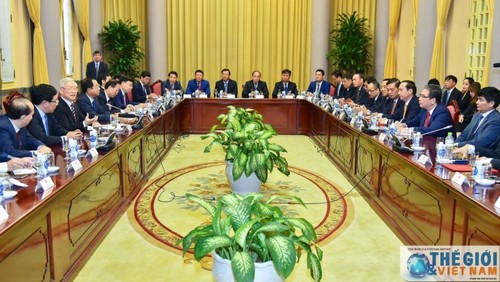 Nguyên Phu Trong nomme neuf nouveaux ambassadeurs vietnamiens - ảnh 1