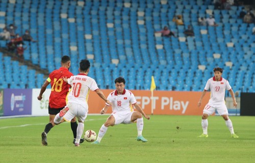 Football: le Vietnam qualifié pour la finale du Championnat sud-est asiatique des moins de 23 ans - ảnh 1