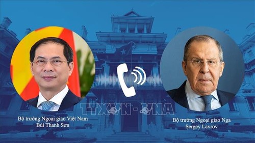 Bui Thanh Son s’entretient avec Sergei Lavrov au téléphone - ảnh 1
