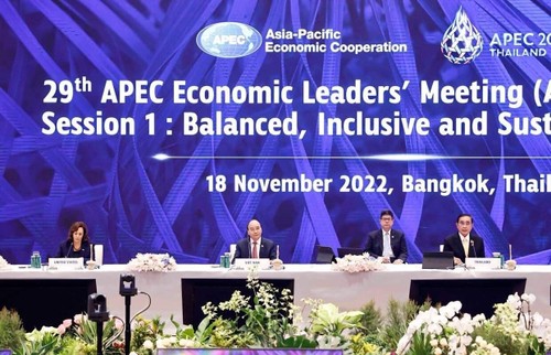APEC 2022: Nguyên Xuân Phuc propose de garantir certains grands équilibres dans la coopération internationale - ảnh 1