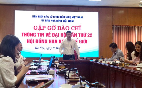 Le Vietnam accueillera le 22e Congrès du Conseil mondial de la Paix - ảnh 1