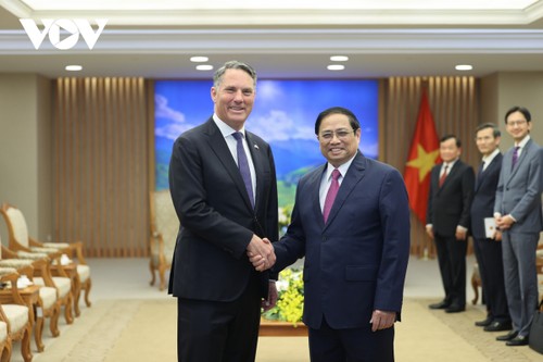Pham Minh Chinh reçoit le vice-Premier ministre et ministre australien de la Défense - ảnh 1