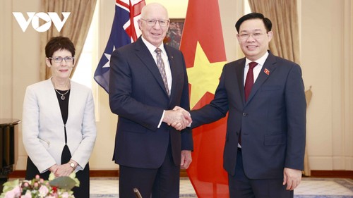 Vuong Dinh Huê reçu par le gouverneur général d’Australie - ảnh 1