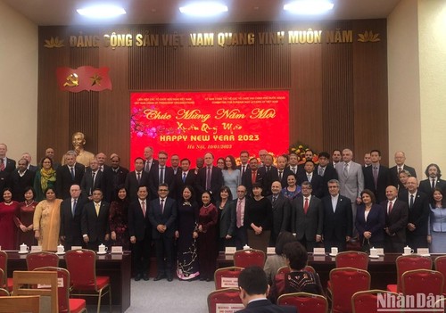 Vo Thi Anh Xuân rencontre les délégations diplomatiques et les ONG étrangères au Vietnam - ảnh 1