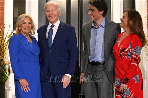 Joe Biden est arrivé à Ottawa pour une visite éclair - ảnh 1
