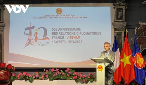 Célébration des 50 ans de relation diplomatique Vietnam-France à Paris - ảnh 1