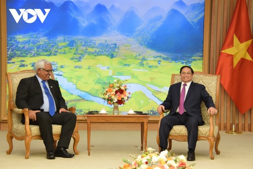 Pham Minh Chinh rencontre le ministre cubain de la Justice - ảnh 1