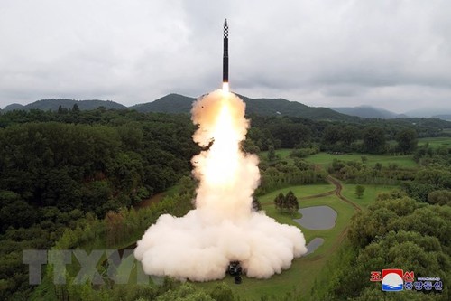 Pyongyang a tiré deux missiles balistiques dans la mer du Japon - ảnh 1