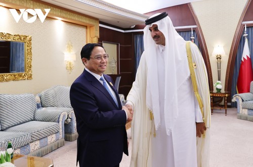 Pham Minh Chinh rencontre des dirigeants de certains pays du Golfe - ảnh 1