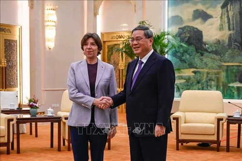 Catherine Colonna en Chine pour renforcer la coopération franco-chinoise - ảnh 1