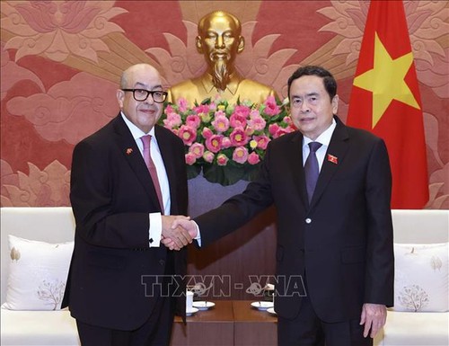 Trân Thanh Mân recoit le secrétaire général de la Chambre des représentants du Maroc, Najib El Khadi - ảnh 1