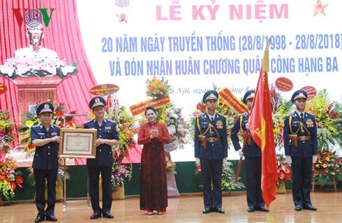 Нгуен Тхи Ким Нган приняла участие в церемонии празднования 20-летия Дня создания ВМП - ảnh 1