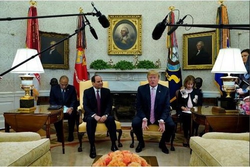 Президенты США и Египта обсудили ситуацию на Ближнем Востоке и водные проблемы - ảnh 1