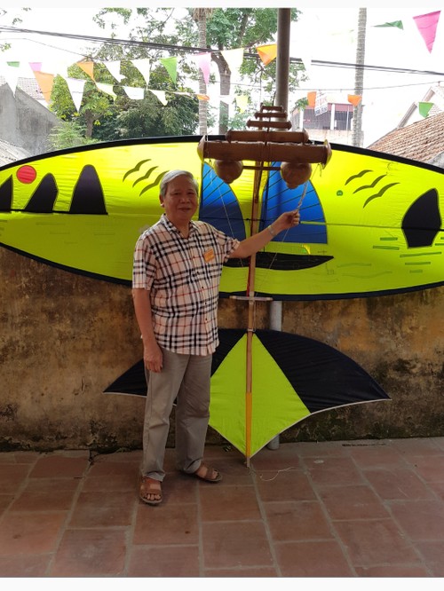 О Нгуен Хыу Киеме – мастере, изготавливающем воздушных змеев  - ảnh 1