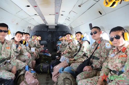 1-й инженерный корпус Вьетнама отправляется в Абьей для участия в миротворческой миссии ООН  - ảnh 1