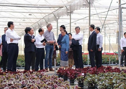 Đoàn đại biểu cấp cao Quốc hội Lào thăm và làm việc tại tỉnh Lâm Đồng - ảnh 1